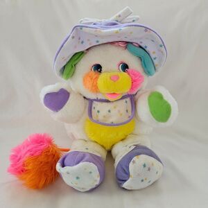 Vintage 1986 Mattel TCFC Popples Baby Bibsy Plush Toy